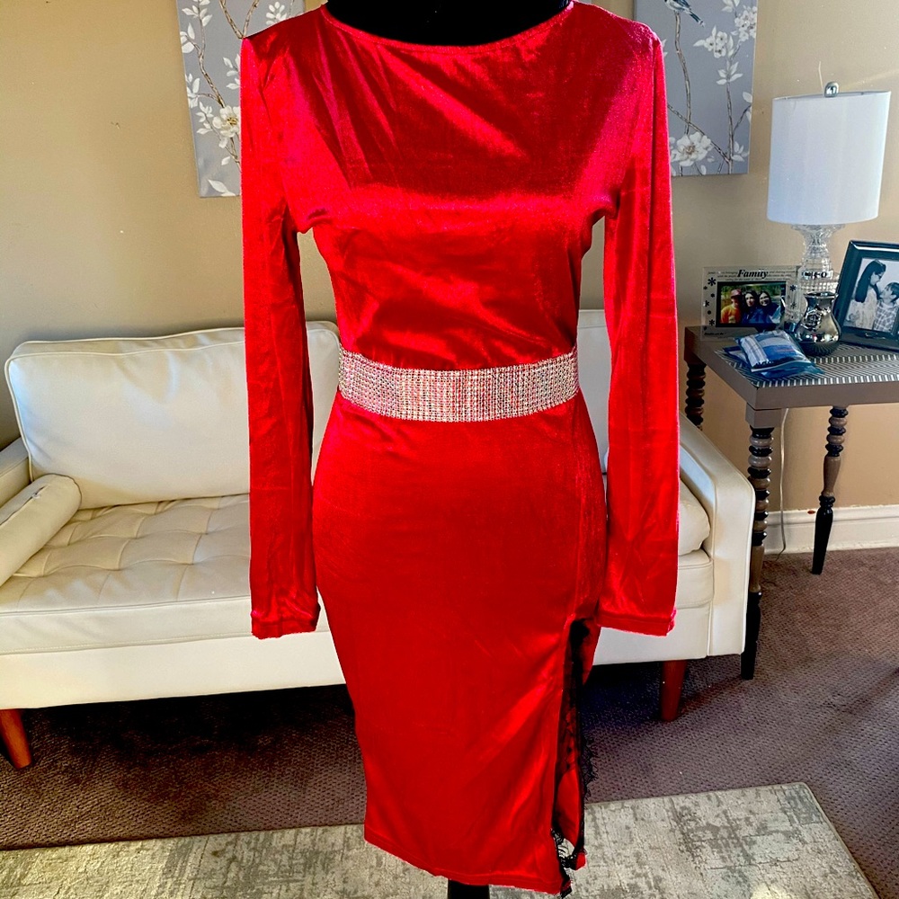 Red dress